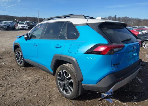 2019 Toyota Rav4 Adventure z USA, uszkodzony, nr VIN 2T3J1RFVXKW025124